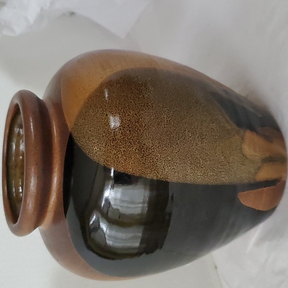 MCM Robert Maxwell Drip Jar Pottery Marked Treasure Craft w/ Tennessee on Bottom - Picture 2 of 12